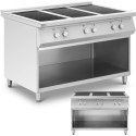 Kuchnia indukcyjna wolnostojąca z otwartą podstawą 6 palników 25.5 kW Royal Catering