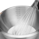 Miska kuchenna stalowa z silikonową podstawą i miarką 6 l śr. 330 x 155 mm Bar Up