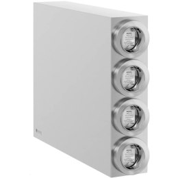 Podajnik dystrybutor do kubków jednorazowych z 4 dozownikami STAL 81 - 89 mm Royal Catering