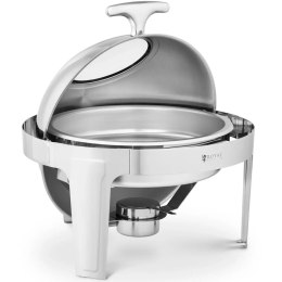 Podgrzewacz bemar bufetowy do potraw na pastę okrągły z pokrywą 5.8 l Royal Catering