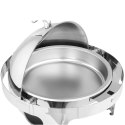 Podgrzewacz bemar bufetowy do potraw na pastę okrągły z pokrywą 5.8 l Royal Catering