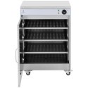 Podgrzewacz do talerzy szafa grzewcza na kółkach do 72 talerzy o śr. 27 cm 800 W Royal Catering
