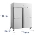 Szafa chłodnicza 4 drzwiowa na kółkach 2-8C 1001 l 86x148x199 cm Royal Catering