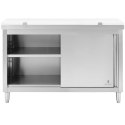 Szafka gastronomiczna wolnostojąca z deską do krojenia STAL 140 x 60 cm Royal Catering