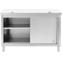 Szafka gastronomiczna wolnostojąca z deską do krojenia STAL 140 x 70 cm Royal Catering