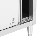 Szafka gastronomiczna wolnostojąca z deską do krojenia STAL 180 x 60 cm Royal Catering