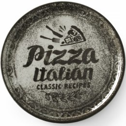 Talerz do pizzy z porcelany Recipe Collection Black śr. 31 cm - zestaw 6 szt. Duralex