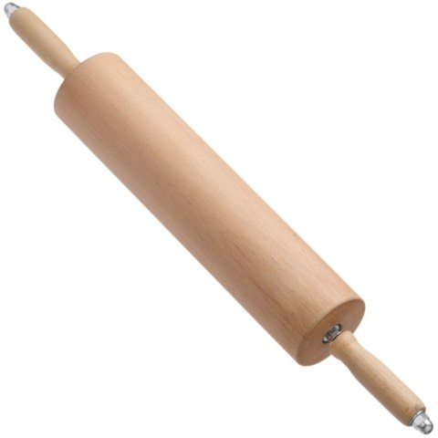 Wałek do ciasta drewniany z łożyskami kulowymi śr. 90 x 667 mm Hendi