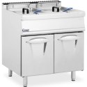 Frytownica gazowa podwójna z szafką propan / LPG / gaz ziemny 2 x 36 l 30 kW Royal Catering