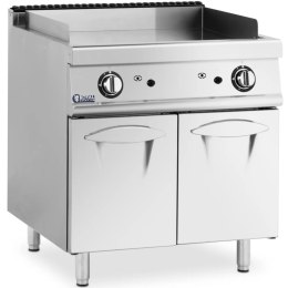 Grill płyta grillowa gładka z szafką na gaz propan / LPG / ziemny 12 kW Royal Catering