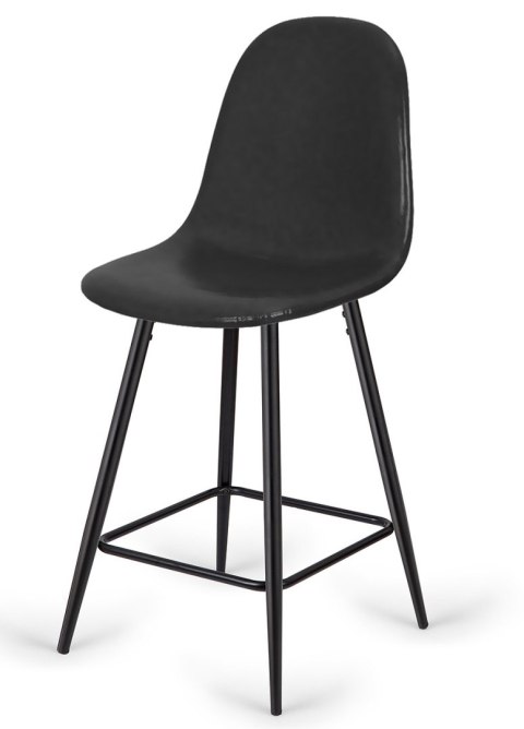 Krzesło barowe AVA BLACK PU hoker BAR II GATUNEK Lugano