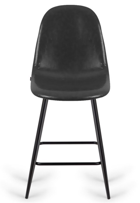Krzesło barowe AVA BLACK PU hoker BAR II GATUNEK Lugano Krzesło barowe AVA BLACK PU hoker BAR II GATUNEK Lugano