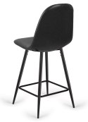 Krzesło barowe AVA BLACK PU hoker BAR II GATUNEK Lugano