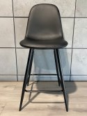 Krzesło barowe AVA BLACK PU hoker BAR II GATUNEK Lugano