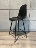 Krzesło barowe AVA BLACK PU hoker BAR II GATUNEK Lugano
