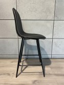 Krzesło barowe AVA BLACK PU hoker BAR II GATUNEK Lugano