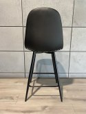 Krzesło barowe AVA BLACK PU hoker BAR II GATUNEK Lugano