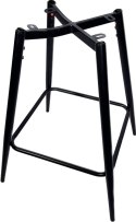 Krzesło barowe AVA BLACK PU hoker BAR II GATUNEK Lugano