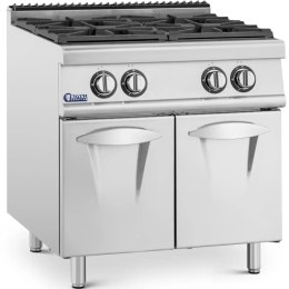 Kuchenka gazowa 4 palnikowa z szafką propan / LPG / gaz ziemny 14.3 kW Royal Catering