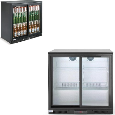 Lodówka barowa na napoje 2-drzwiowa szer. 90cm 228L ARKTIC