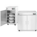 Podgrzewacz do talerzy pojedynczy na 72 szt. śr. 24 cm 400 W Hendi