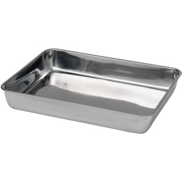 Pojemnik taca na mięso i żywność ze stali chromowej 260x200x40mm - Hendi 508107 Hendi