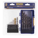 ZESTAW WIERTEŁ DO METALU (15szt.) 1,5-10mm KOBALTOWE HSS-E IRWIN IRWIN