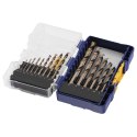 ZESTAW WIERTEŁ DO METALU (15szt.) 1,5-10mm KOBALTOWE HSS-E IRWIN IRWIN