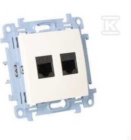 GN.2-KR.KOMP.RJ45 KAT5E BIAŁE SIMON10 KONTAKT-SIMON