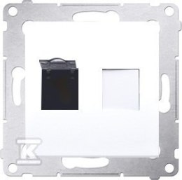 GN.KOMP.RJ45 KAT6 PRZES.BIAŁE SIMON54 KONTAKT-SIMON
