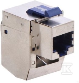 GNIAZDO STP RJ45 KAT.6 KEYSTONE NIEBIESK EMITER