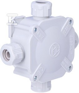 PUSZ.HERMETYK 11P 122X44X105 IP67 SZARA F-ELEKTRO