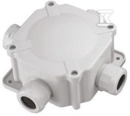 PUSZ.N/T IP67 4XPG21,5 5ZACISK.27P SZARA PAWBOL