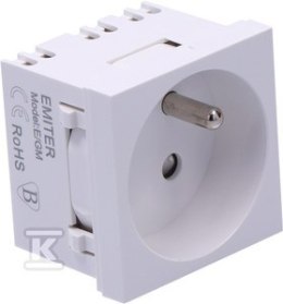 GN.1-KR.Z/U MODUŁOWE 45X45 BIAŁE EMITER
