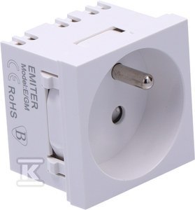 GN.1-KR.Z/U MODUŁOWE 45X45 BIAŁE EMITER
