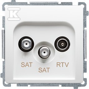GN.SAT/SAT/RTV BIAŁE BMZAR+SAT3.1-P2/11 KONTAKT-SIMON