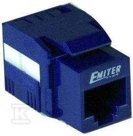 GNIAZDO UTP RJ45 KAT.6 KEYSTONE NIEBIESK EMITER