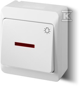 ŁĄCZ.ŚWIATŁO PODŚ.N/T IP44 BIAŁY H ELEKTRO-PLAST NASIELSK