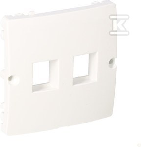 POKRYWA GN.2XRJ45 BIAŁ.BMGK1P/11 BASIC KONTAKT-SIMON