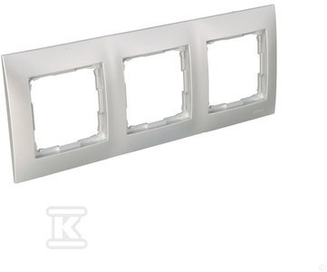 RAM.3-KR.IP20/44 SREBRNY MAT SIMON54 KONTAKT-SIMON