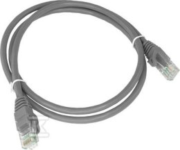 PATCH-CORD U/UTP KAT.6 PVC 0.25M SZARY A A-LAN