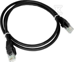 PATCH-CORD U/UTP KAT.6 PVC 0.5M CZARNY A A-LAN