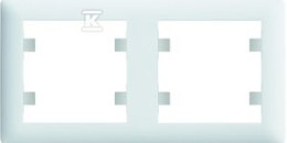 RAM.2-KR.POZ.BIAŁY LUMINA HAGER