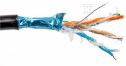 KABEL F/UTP KAT. 6 ZEW., ŻEL. PE 1000M SECURITYNET