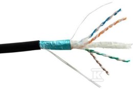 KABEL F/UTP KAT.6A ZEW. ŻEL. 500M SECURITYNET