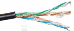 KABEL U/UTP KAT. 5E ZEW., ŻEL. PE 500M SECURITYNET