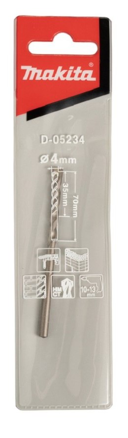 WIERTŁO DO BETONU 4,0x70mm ECONOMY MAKITA MAKITA
