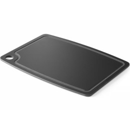 Deska do krojenia z włókna drzewnego 370 x 275 mm - czarna Hendi