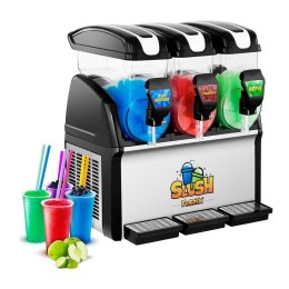 Granitor dyspenser urządzenie do napojów slush granity potrójny 3x 15L Royal Catering