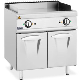 Grill płyta grillowa elektryczna podwójna gładka z szafką wolnostojąca 10.8 kW 400 V Royal Catering